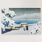 Puzzle ukiyoe [hasui] C27 Amanohashidate en Neige (Horizontal)