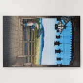 Puzzle Ukiyoe [hasui] C31 Nigatsu Hall, Nara (Horizontal)