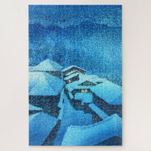 Puzzle ukiyoe - hasui - m04 - Hataori Hot Spring -