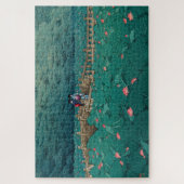 Puzzle ukiyoe - hasui - m05 - Bentenike Pond, Shiba - (Vertical)