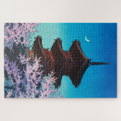 Puzzle ukiyoe - hasui - m08 - Soirée du printemps - (Horizontal)