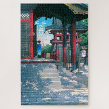 Ukiyoe - hasui - No.18 Meguro Fudo Temple -