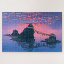 ukiyoe - hasui - No.25 Les deux rochers de ...
