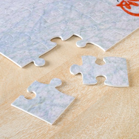 Puzzle ukiyoe - hasui - No.3 Neige à Tsukishima - (Côté)