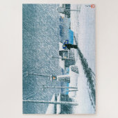 Puzzle ukiyoe - hasui - No.3 Neige à Tsukishima - (Vertical)