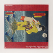 Puzzle ukiyoe - Hokkeyama Kesatarō - magicien japonais - (Horizontal)