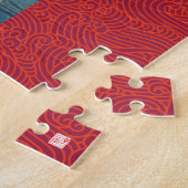 Puzzle ukiyoe - Kusunoki Koma hime - magicien japonais - (Côté)