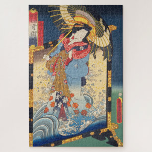 Puzzle ukiyoe - Toyokuni - No.07 Hakata Kojorō -