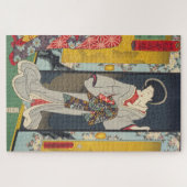 Puzzle ukiyoe - Toyokuni - No.10 Ama Myōchin - (Horizontal)