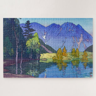 Puzzle ukiyoe - Yoshida - 11 - Mont Hodaka -