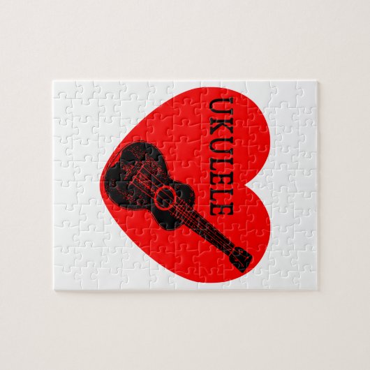 Puzzle Ukulele Love (Horizontal)