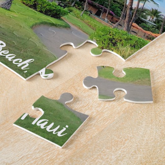 Puzzle Ulua Beach Maui Palm Trees (Côté)