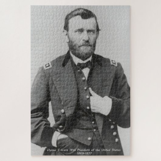 Puzzle Ulysses S. Grant18e Président de l'Amérique. Jigsa (Vertical)
