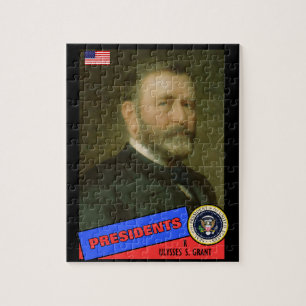 Puzzle Ulysses S. Grant Carte De Baseball