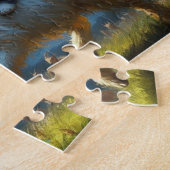 Puzzle Un adorable chat chevauchant une chèvre (Côté)