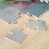 Puzzle Un adorable mouffette faisant la sieste dans les f (Côté)