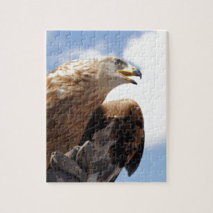 Puzzle Un aigle d'or majestueux
