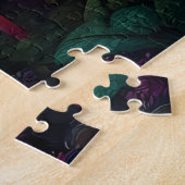 Puzzle Un Alien solitaire marche le sentier à travers un  (Côté)