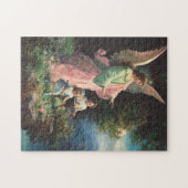 Puzzle Un ange gardien protégeant les enfants près d'une  (Horizontal)