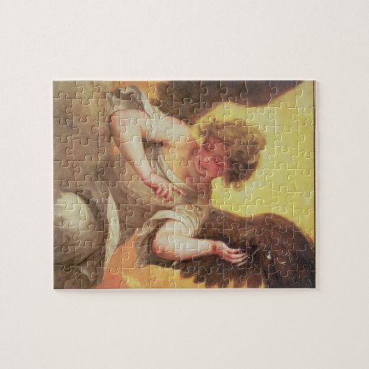 Puzzle Un ange tenant un flacon en verre (Horizontal)