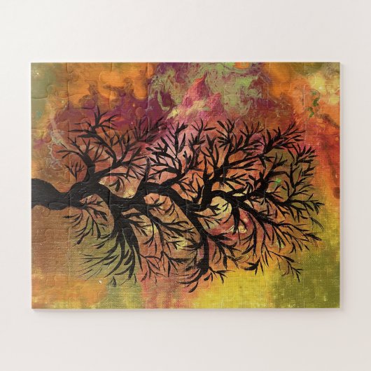 Puzzle Un arbre dans la tempête (Horizontal)