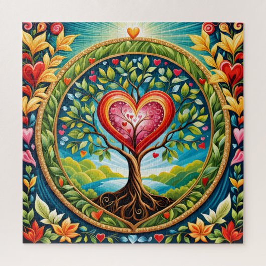 Puzzle Un arbre de vie plein d'amour (Vertical)