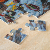 Puzzle Un art de Gordon Bruce de chant de Noël (Côté)