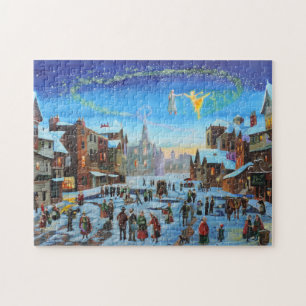 Puzzle Un art de Gordon Bruce de chant de Noël