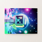 Puzzle Un astronaute dans l'espace 30 grandes pièces sur (Horizontal)