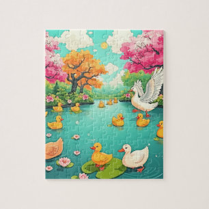 Puzzle Un bassin serein pour enfants ; s