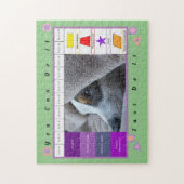 Puzzle Un beau chien amusant éducatif (Vertical)