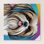 Puzzle Un beau et marrant shih tzu (Horizontal)