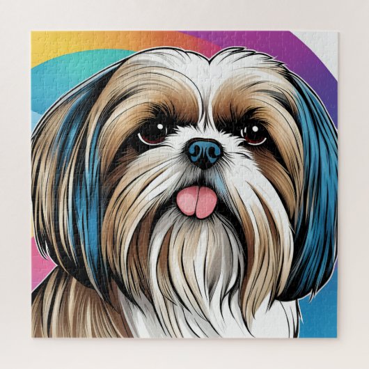 Puzzle Un beau et marrant shih tzu (Vertical)