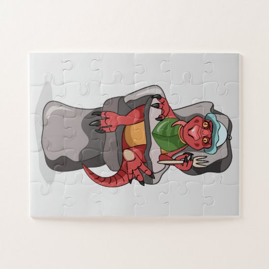 Puzzle Un Bébé Tyrannosaurus Rex Assis Dans Une Chaise Ha (Horizontal)