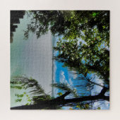 Puzzle Un bord de lac serein (Horizontal)