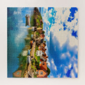 Puzzle Un bord de mer serein (Horizontal)