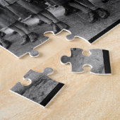 Puzzle Un bureau américain en Afrique inspecte les troupe (Côté)