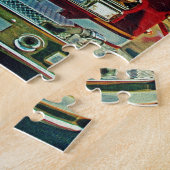 Puzzle Un cadeau d'art pour un pompier rouge (Côté)