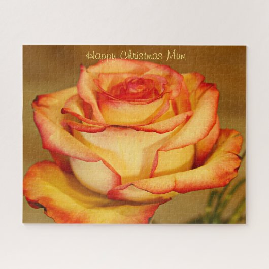 Puzzle Un cadeau de Noël pour ma mère. (Horizontal)