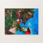 Puzzle Un cadeau pour mon Art Imaginaire de jardin (Horizontal)