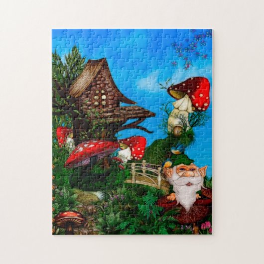 Puzzle Un cadeau pour mon Art Imaginaire de jardin (Vertical)