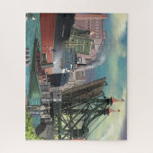 Puzzle Un cargo des Grands Lacs traverse Buffalo Jack (Vertical)