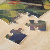 Puzzle Un cerf dans un jardin fleuri par Franz Marc, Art  (Côté)