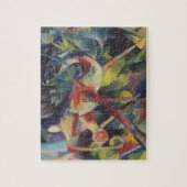 Puzzle Un cerf dans un jardin fleuri par Franz Marc, Art  (Vertical)
