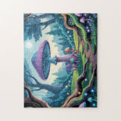 Puzzle Un champignon violet (Vertical)