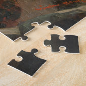 Puzzle Un chasseur et des chiens (Côté)