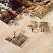 Puzzle Un chasseur et son cheval (Côté)