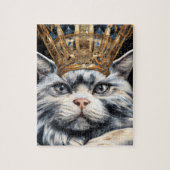 Puzzle Un chat avec une couronne (Vertical)