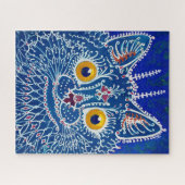Puzzle Un chat de style gothique par Louis Wain (Horizontal)