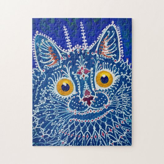 Puzzle Un chat de style gothique par Louis Wain (Vertical)